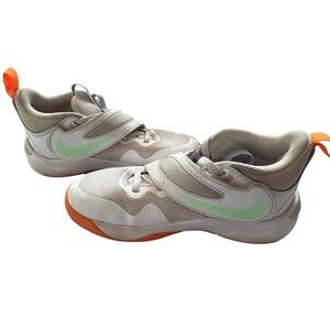 Nike Kids' Basketball Shoes Athletic Sneakers‎ DV8994-103 White Orange 1 Youth